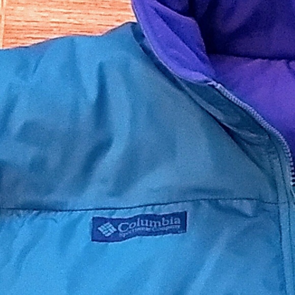 Columbia Reversible Down Coat Puffer Jacket Womens - Picture 2 of 7